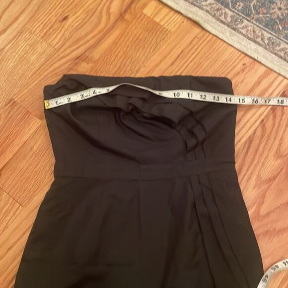 Ann Taylor loft  Black Strapless lined Dress size 0 - Picture 5 of 7